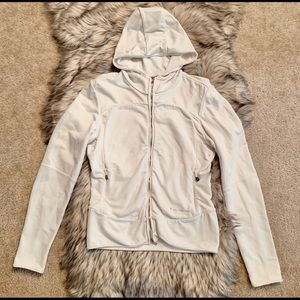 Victorinox Swiss Army Jacket Hoodie White Zip XS